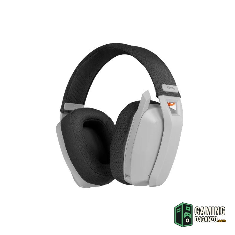 Krom Auriculares Gaming KANJI inalambrico blanco-Audio-1 Gamingdaganzo.com