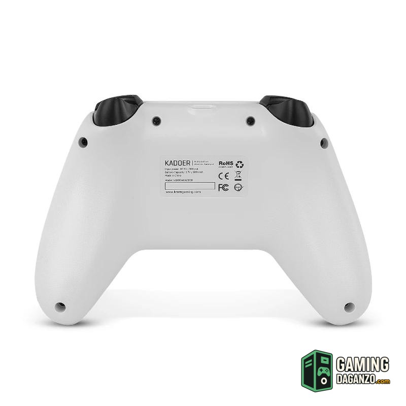 KROM Gamepad KADOER Wireless Mult Plat. 5.0 Blanco-Accesorios Gaming-1 Gamingdaganzo.com