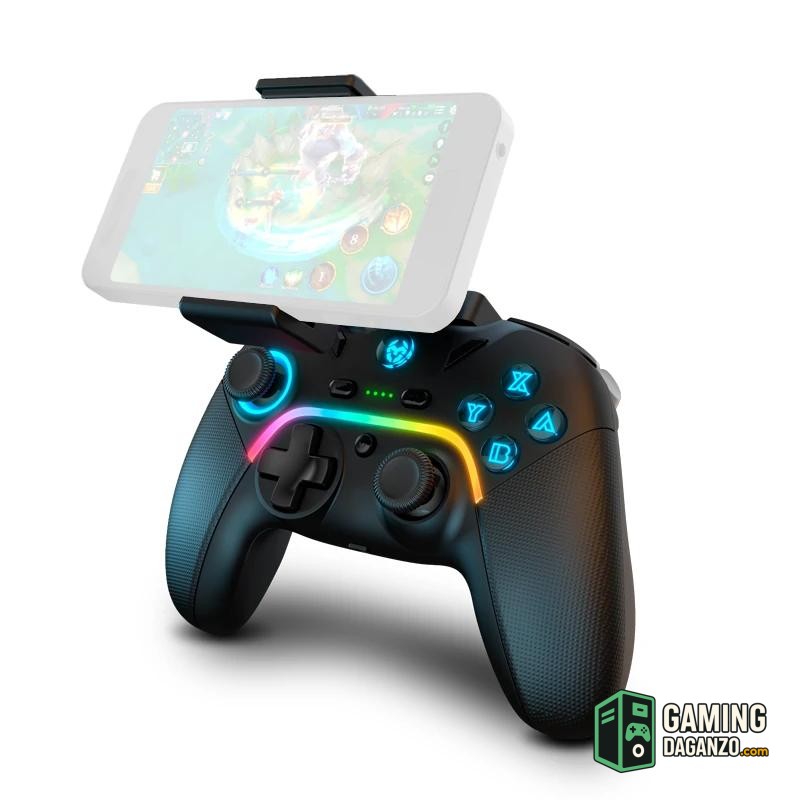 KROM Gamepad Kayros wireless RGB PC/Switch/Android-Accesorios Gaming-1 Gamingdaganzo.com