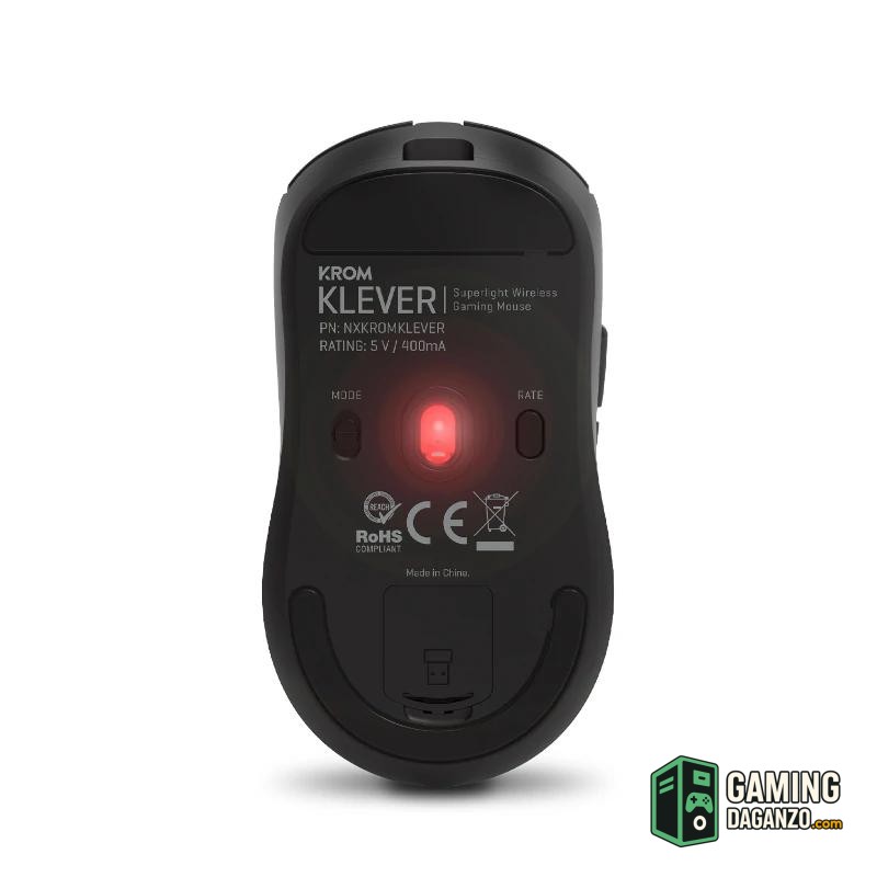 KROM KLEVER Raton gaming superligero wireless Ngro-Teclados y ratones-1 Gamingdaganzo.com