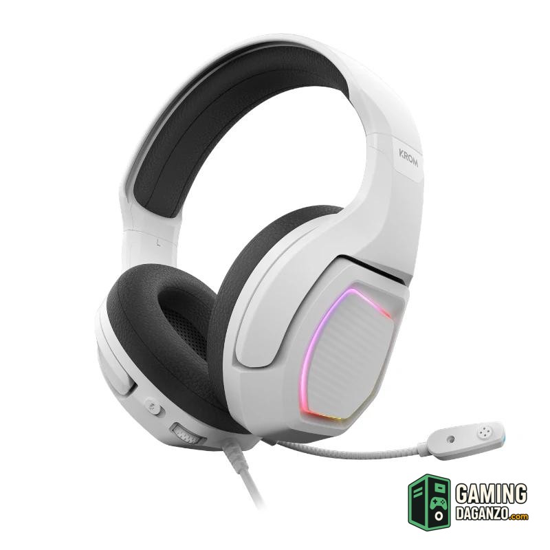 KROM KOPA AURICULARES GAMING 7.1 VIRTUAL BLANC-Audio-1 Gamingdaganzo.com