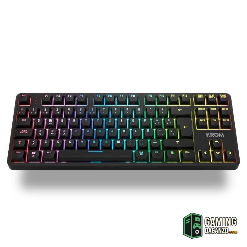 KROM Mini teclado KERNEL PRO Mecanico inalam. RGB-Teclados y ratones-1 Gamingdaganzo.com