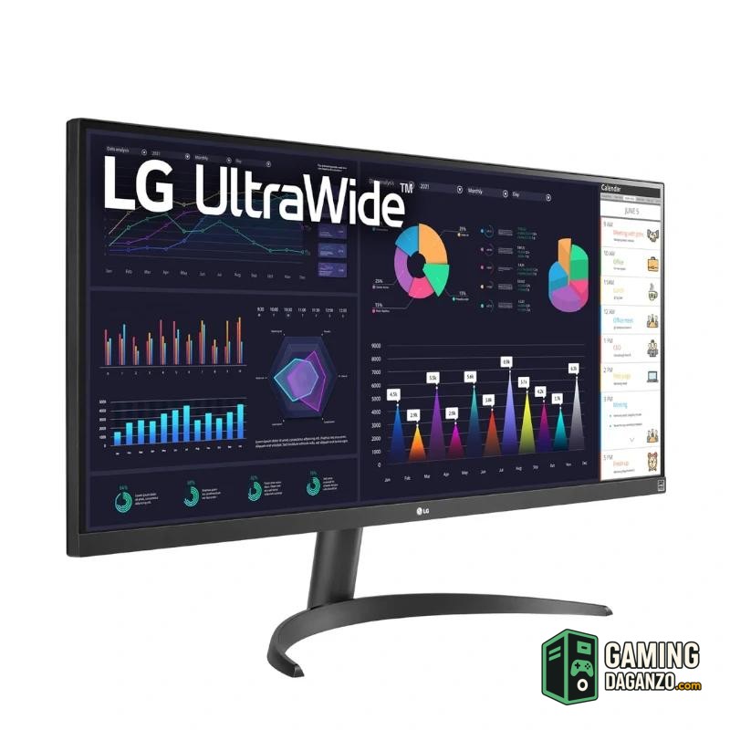 LG 34WQ500-B Monitor LED 34" IPS WQHD 2xHDMI-Monitores-1 Gamingdaganzo.com