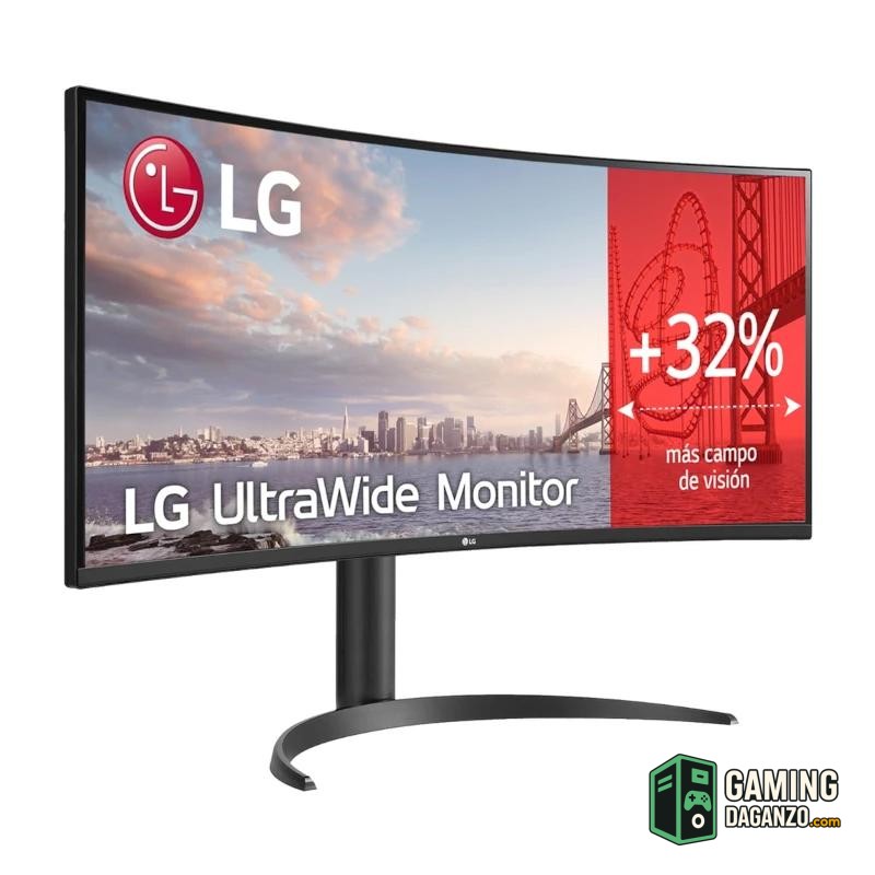 LG 34WR55QK-B monitor 34" WQHD 2xHDMI DP USBc cur-Monitores-1 Gamingdaganzo.com