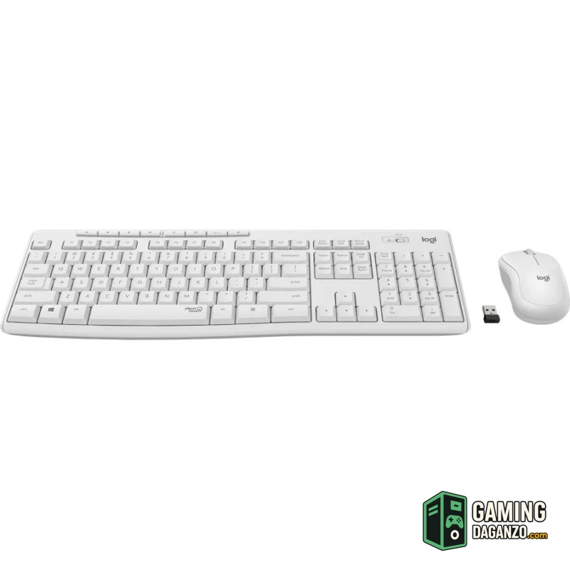 Logitech MK295 Teclado y raton inalambrico Blanco-Teclados y ratones-1 Gamingdaganzo.com