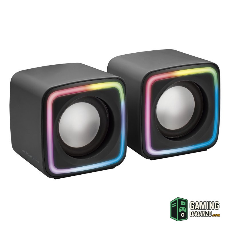 MARS GAMING Altavoces MSCUBE Premium 8W BLACK-Audio-1 Gamingdaganzo.com