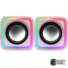 MARS GAMING Altavoces MSCUBE Premium 8W Pink-Audio Gamingdaganzo.com