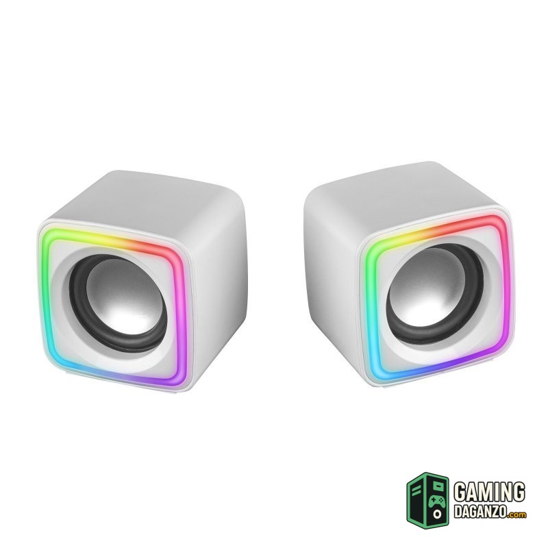 MARS GAMING Altavoces MSCUBE Premium 8W White-Audio-1 Gamingdaganzo.com