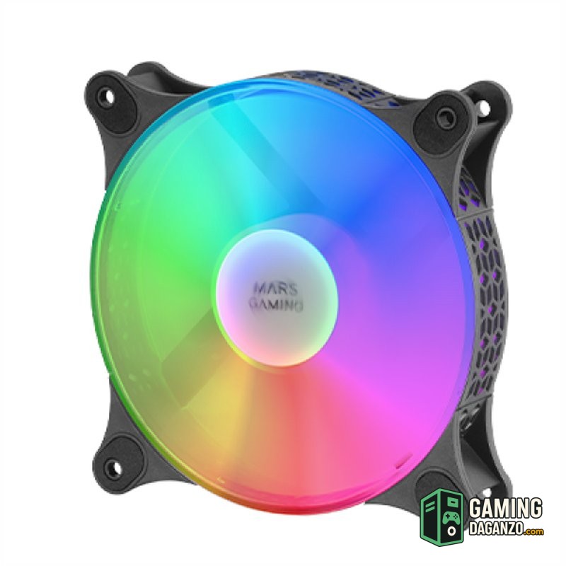 MARS GAMING MFDUO 12CM 2XFANRGB Ult-silent Black-Micros y ventiladores-1 Gamingdaganzo.com