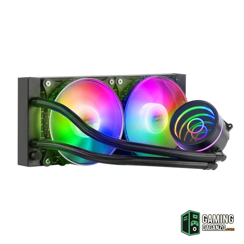 MARS GAMING Refrigeracion ML-ONE240 2X12CM Black-Micros y ventiladores-1 Gamingdaganzo.com