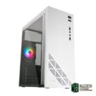 MARS GAMING Semitorre MC100W 1X Frgb White-Cajas y fuentes Gamingdaganzo.com