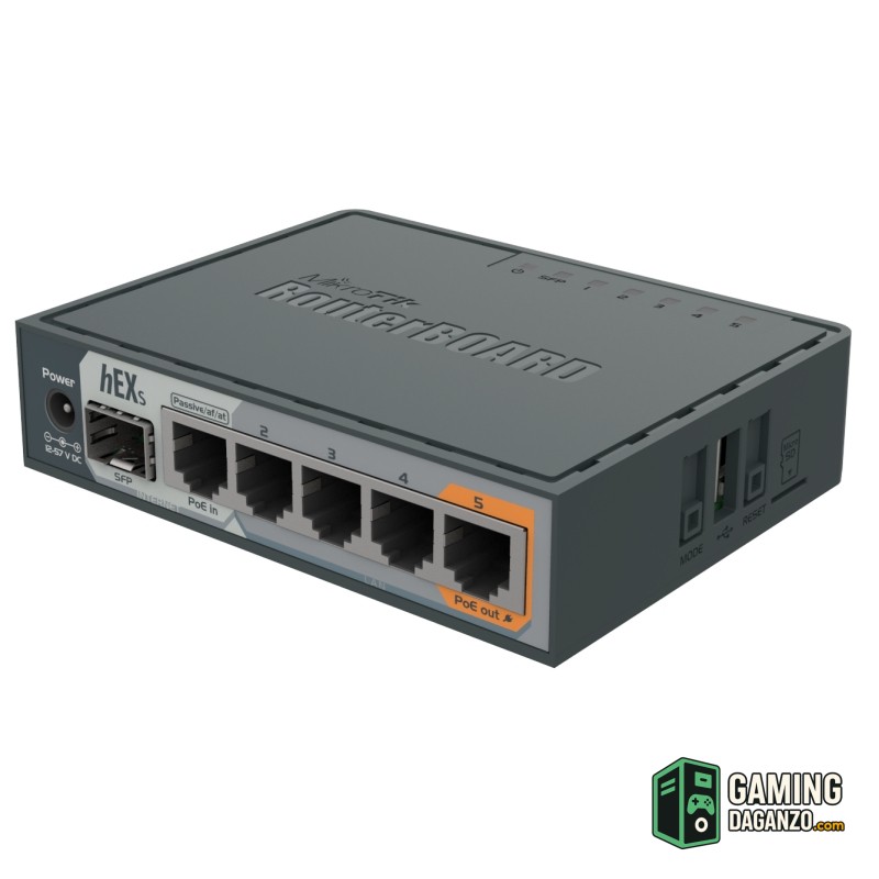 MikroTik RB760iGS hEX S Router 5xGB 1xSFP L4-Routers/Modems-1 Gamingdaganzo.com