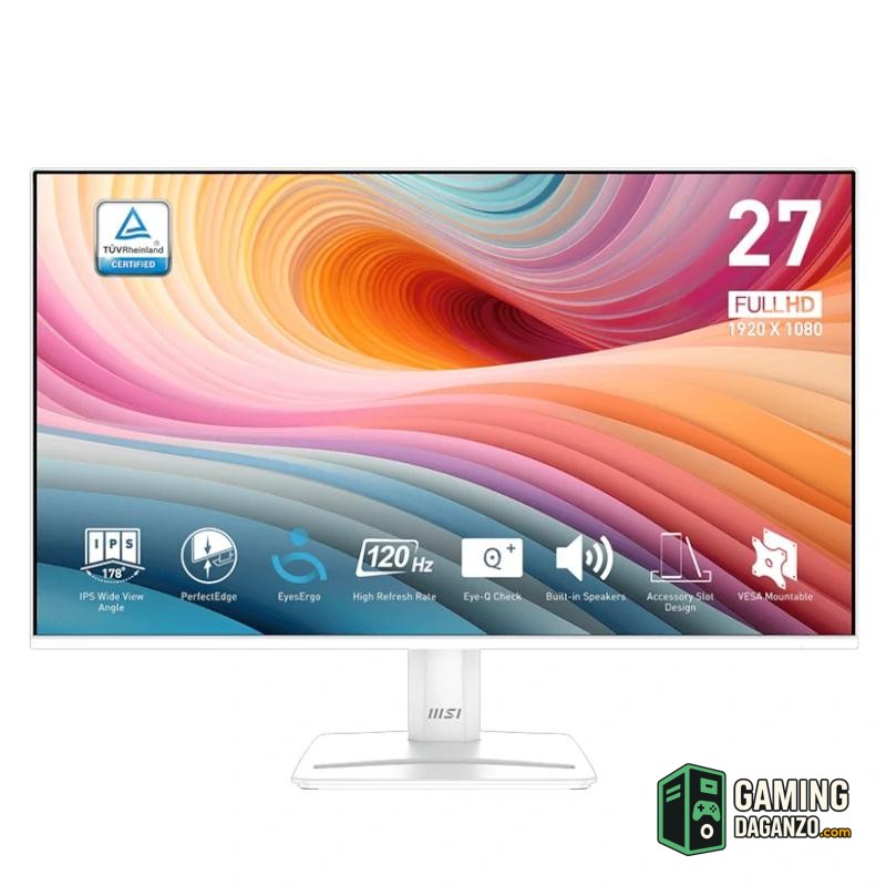 MSI MP275W E2 Monitor 27" IPS 120Hz VGA HDMI MM-Monitores-1 Gamingdaganzo.com