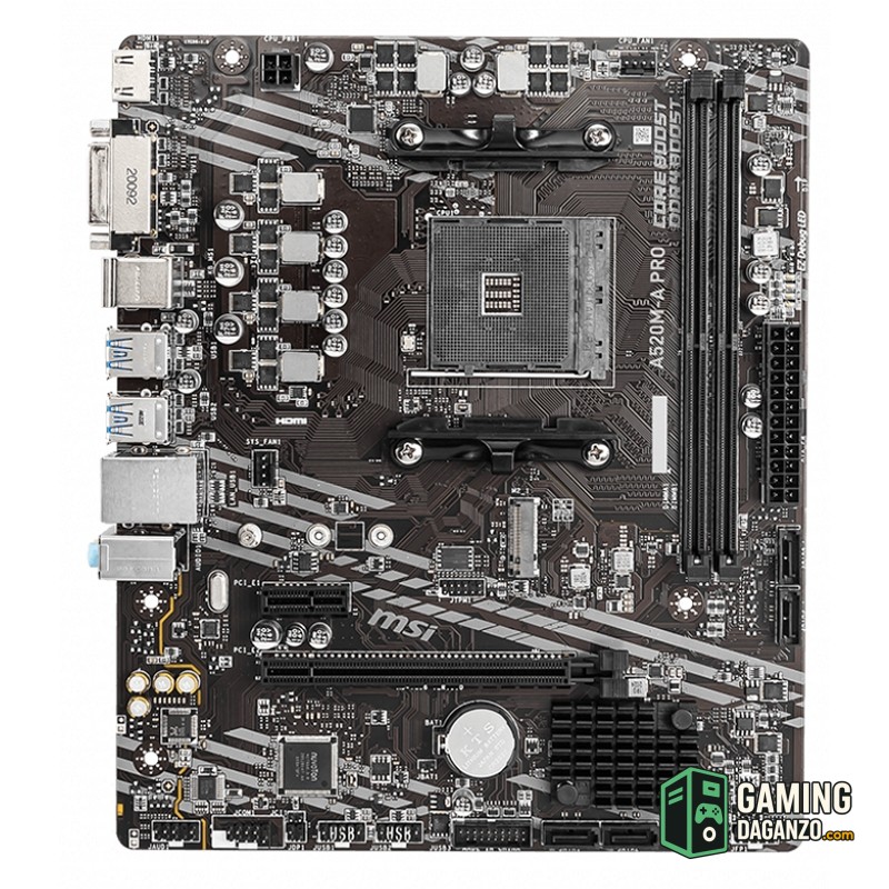 MSI Placa Base A520M-A PRO mATX AM4-Placas base-1 Gamingdaganzo.com