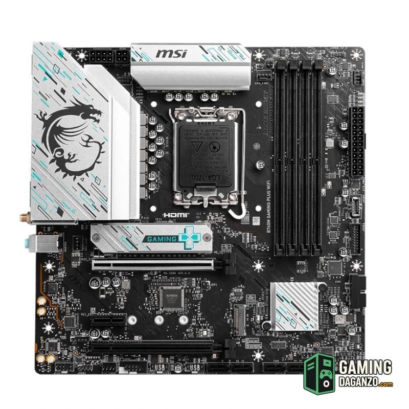 MSI Placa Base B760M Gaming Plus Wifi DDR5 LGA1700-Placas base-1 Gamingdaganzo.com