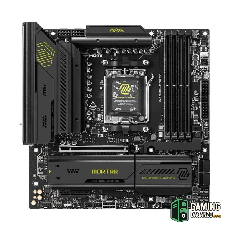 MSI Placa Base MAG B850M MORTAR WIFI DDR5 mATX AM-Placas base-1 Gamingdaganzo.com