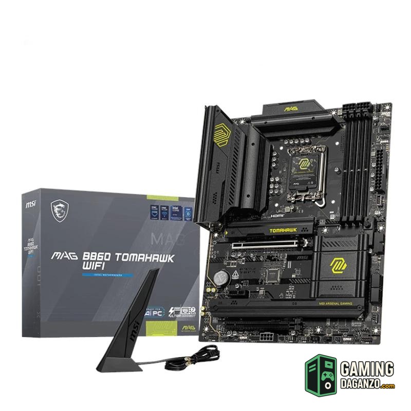MSI Placa Base MAG B860 TOMAHAWK WIFI ATX D5 1851-Placas base-1 Gamingdaganzo.com
