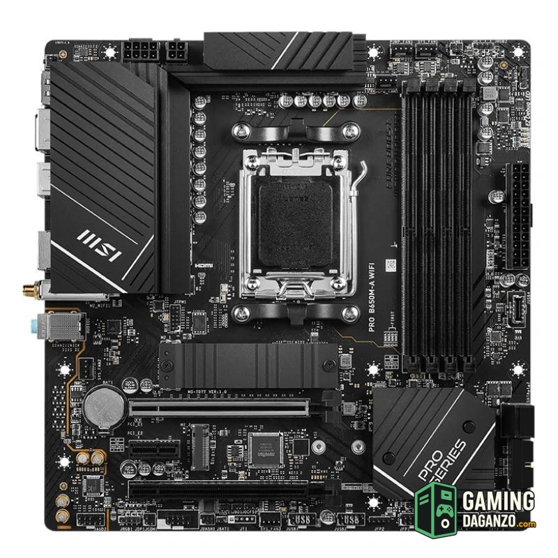 MSI Placa Base PRO B650M-A WIFI mATX AM5-Placas base-1 Gamingdaganzo.com