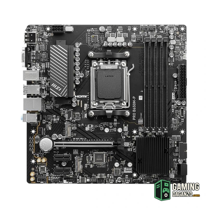 MSI Placa Base PRO B650M-P mATX AM5-Placas base-1 Gamingdaganzo.com
