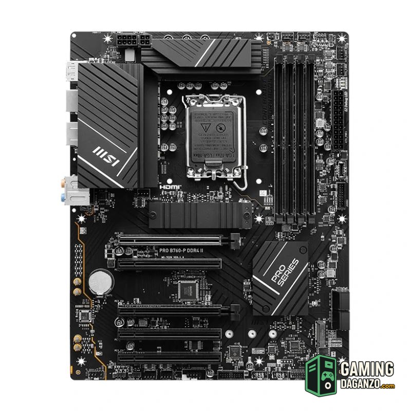 MSI Placa Base PRO B760-P II DDR4 ATX LGA1700-Placas base-1 Gamingdaganzo.com
