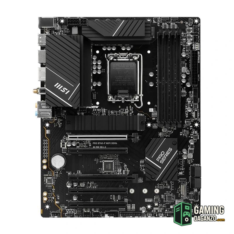 MSI Placa Base PRO B760-P WIFI DDR4 ATX LGA1700-Placas base-1 Gamingdaganzo.com
