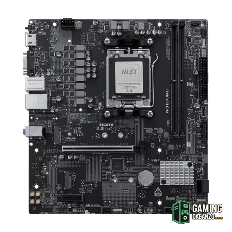MSI Placa Base PRO B840M-B DDR5 mATX-Placas base-1 Gamingdaganzo.com