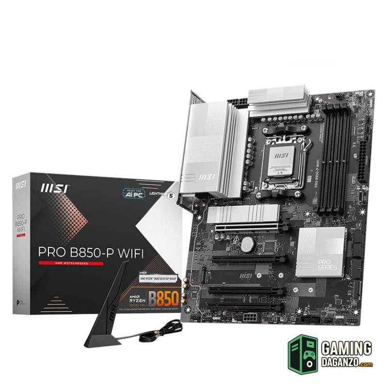 MSI Placa Base PRO B850-P WIFI DDR5 ATX AM5-Placas base-1 Gamingdaganzo.com