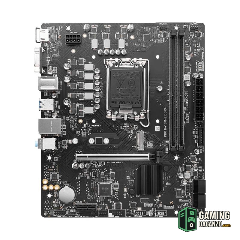 MSI Placa Base PRO H610M-E DDR4 mATX 1700-Placas base-1 Gamingdaganzo.com