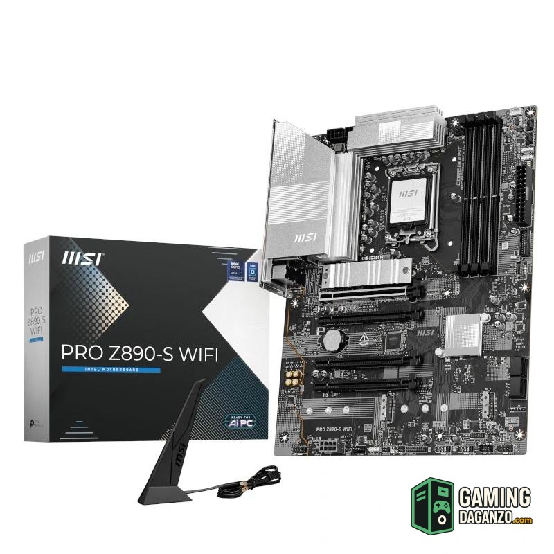 MSI Placa Base PRO Z890-S WIFI ATX LGA1851-Placas base-1 Gamingdaganzo.com