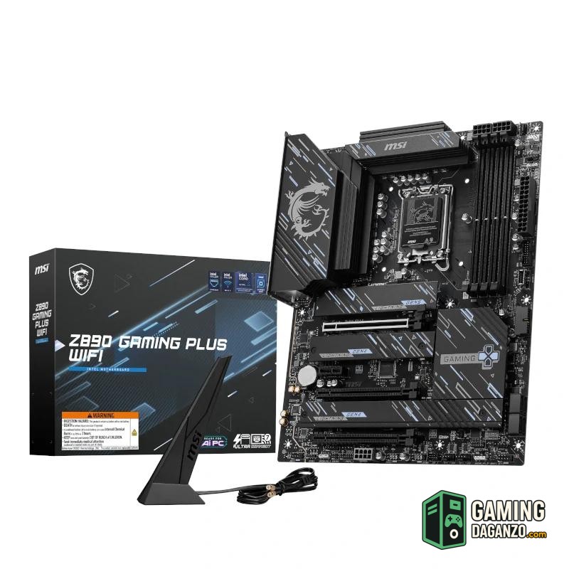 MSI Placa Base Z890 GAMING PLUS WIFI ATX LGA1851-Placas base-1 Gamingdaganzo.com