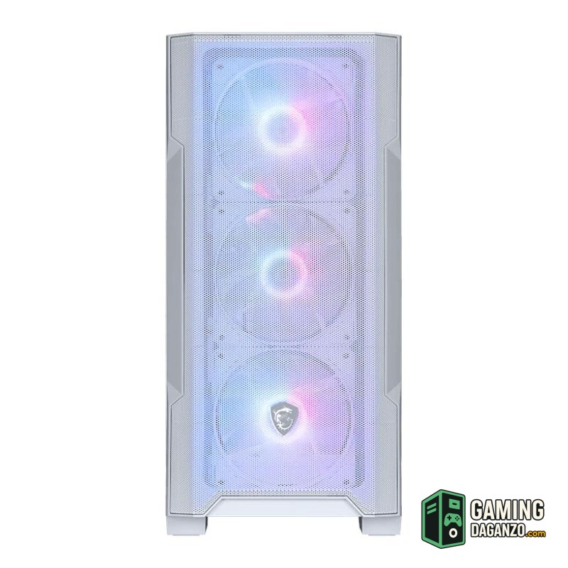 MSI Semitorre ATX MAG FORGE M100R WHITE-Cajas y fuentes-1 Gamingdaganzo.com