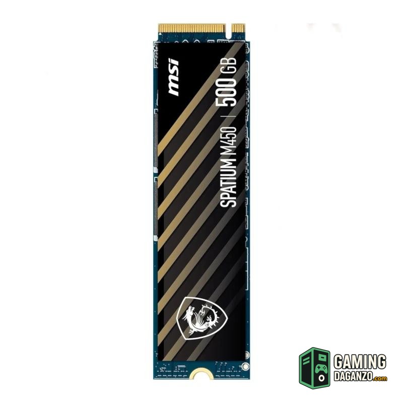 MSI SSD Spatium M450 500Gb PCIe 4.0 NVMe 3600 Mb-s-Almacenamiento interno-1 Gamingdaganzo.com