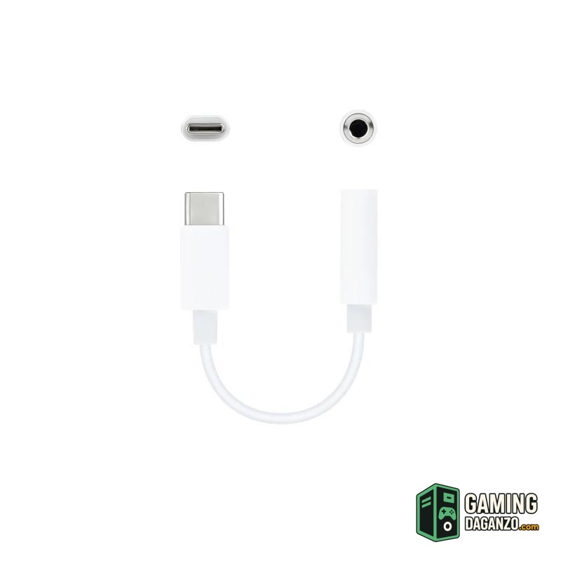 Nanocable Adaptador Audio USB-C-M a Jack-H, Blanco-Accesorios Imagen y Sonido-1 Gamingdaganzo.com