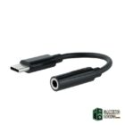 Nanocable Adaptador Audio USB-C/M a Jack/H, Negro-Accesorios Imagen y Sonido Gamingdaganzo.com