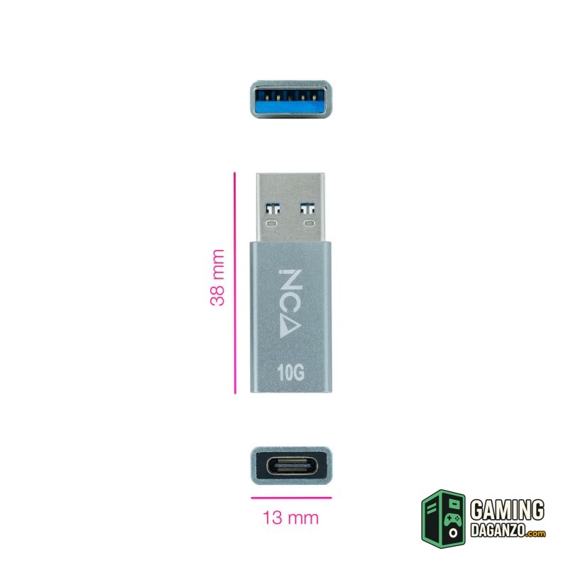 Nanocable Adaptador USB-A/M 3.1 GEN2 a USB-C/H-Accesorios PC y TPV-1 Gamingdaganzo.com