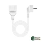 Nanocable Cable Alim. Alargador schuko blanco 5 M
