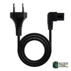 Nanocable Cable Alim. forma 8 Acodado CEE7/C7 1.8m-Accesorios PC y TPV Gamingdaganzo.com