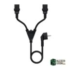 Nanocable Cable aliment. CEE7-M a 2xC13-H 3 m-Accesorios PC y TPV Gamingdaganzo.com