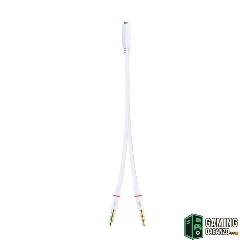 Nanocable Cable Audio Jack 3.5/H 2xJack 3.5/M 20cm-Accesorios Imagen y Sonido-1 Gamingdaganzo.com