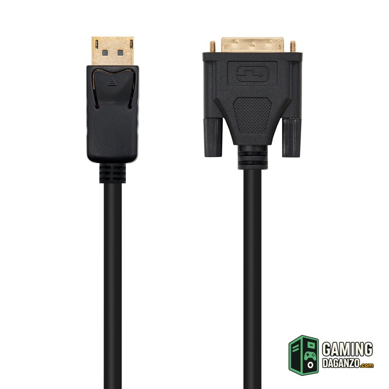 Nanocable Cable Conversor DP a DVI 1 M Negro-Accesorios Imagen y Sonido-1 Gamingdaganzo.com