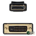 Nanocable Cable Conversor DP a DVI 2 M Negro-Accesorios Imagen y Sonido-1 Gamingdaganzo.com