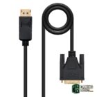 Nanocable Cable Conversor DP a DVI 2 M Negro-Accesorios Imagen y Sonido-2 Gamingdaganzo.com