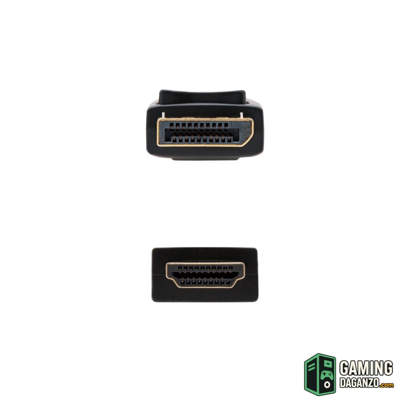 Nanocable Cable Conversor DP a HDMI 0,5 M Negro-Accesorios Imagen y Sonido-1 Gamingdaganzo.com