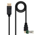 Nanocable Cable Conversor DP a HDMI 1,5 M Negro-Accesorios Imagen y Sonido Gamingdaganzo.com