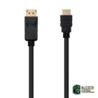 Nanocable Cable Conversor DP a HDMI Negro 10m-Accesorios Imagen y Sonido-2 Gamingdaganzo.com