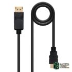 Nanocable Cable Conversor DP a HDMI Negro 10m-Accesorios Imagen y Sonido Gamingdaganzo.com