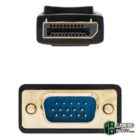 Nanocable Cable Conversor DP a VGA negro, 2 M-Accesorios Imagen y Sonido-2 Gamingdaganzo.com