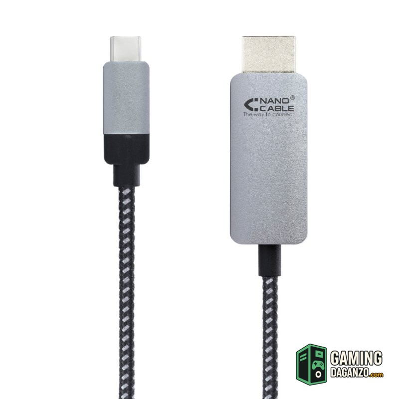 Nanocable Cable Conversor USB-C/M a HDMI/M 1.8 M-Accesorios PC y TPV-1 Gamingdaganzo.com