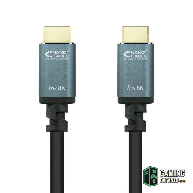 Nanocable Cable HDMI 2.1 IRIS 8K M-M 5 metros-Accesorios Imagen y Sonido-1 Gamingdaganzo.com