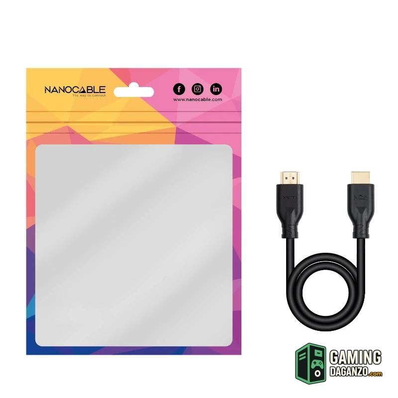 Nanocable Cable HDMI V2.0 4K@60HZ 18Gbps CCS 1 M-Accesorios Imagen y Sonido-1 Gamingdaganzo.com